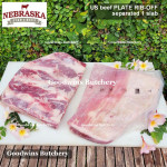 Beef rib PLATE RIB-OFF boneless US USDA NEBRASKA steak cuts 1" 2.5cm (price/kg 5-6pcs)